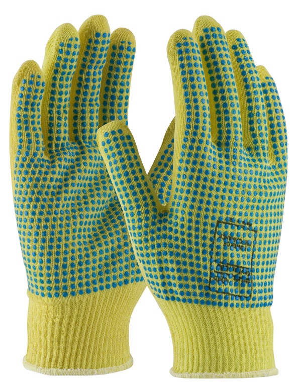 GLOVE 100 KEVLAR 2 DOTS;7 GAUGE STANDARD WT - Latex, Supported